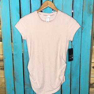 pink New Balance workout top